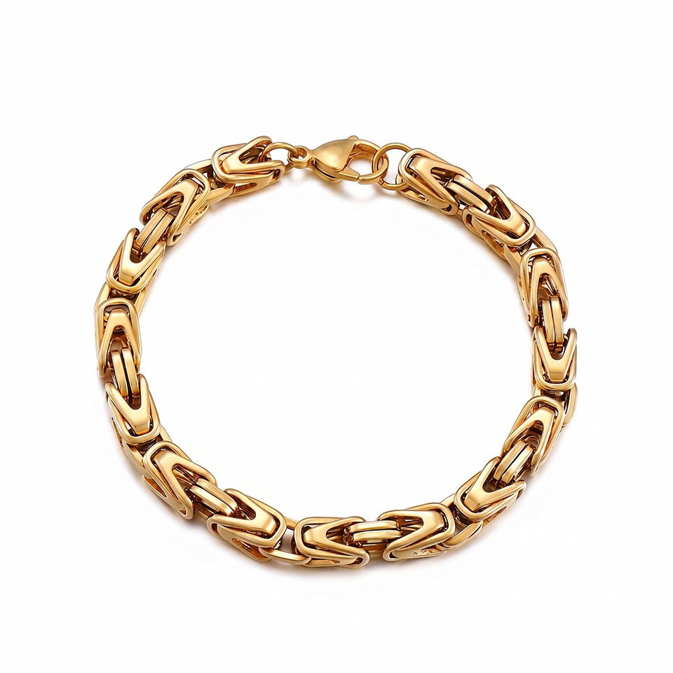 Matthew Crown Link Bracelet — Gold-Tone — image 1