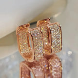Hope Sparkle Earrings — Rose-Gold-Tone — image 2