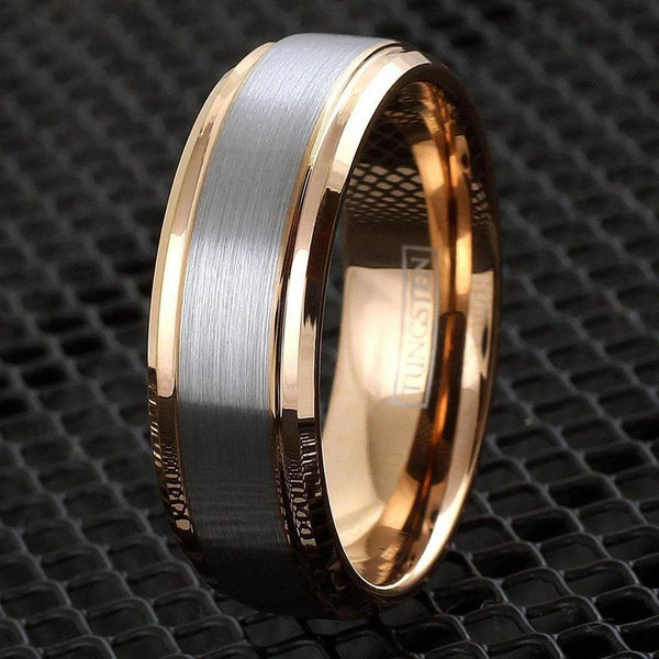 Tobias Band Ring | Silver-Tone and Rose-Gold-Tone — image 2