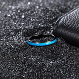 Wesley Turquoise-Color Inlay Band Ring | Black - image 4