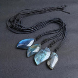 Lucy Shimmering Moonstone-Effect Necklace - image 2