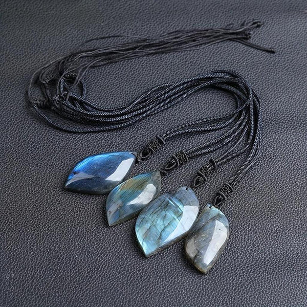 Lucy Shimmering Moonstone-Effect Necklace - image 2