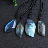 Lucy Shimmering Moonstone-Effect Necklace - image 3