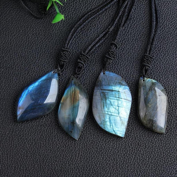 Lucy Shimmering Moonstone-Effect Necklace - image 3