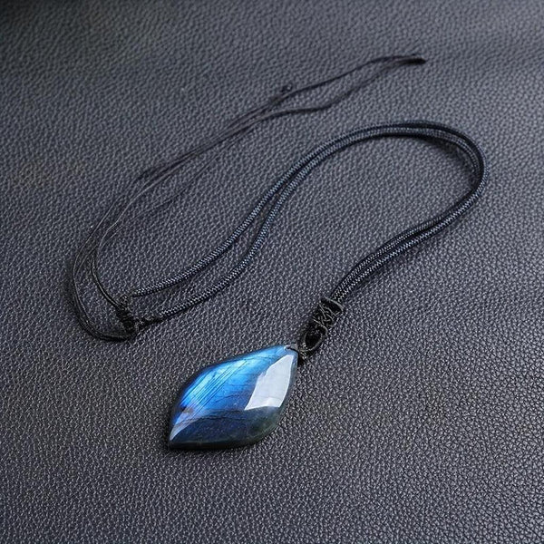 Lucy Shimmering Moonstone-Effect Necklace - image 4