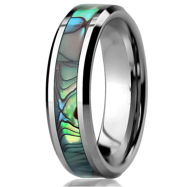 Anthony Iridescent Inlay Band Ring | Silver-Tone — image 13