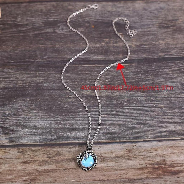 Bonnie Moonstone-Effect Necklace - image 4