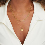 Winifred Layered Coin Necklace - image 2
