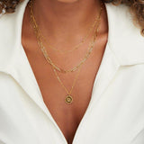 Winifred Layered Coin Necklace - image 6