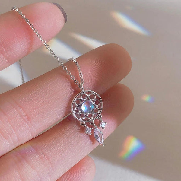 Imogen Dream Catcher Moon Necklace - image 1