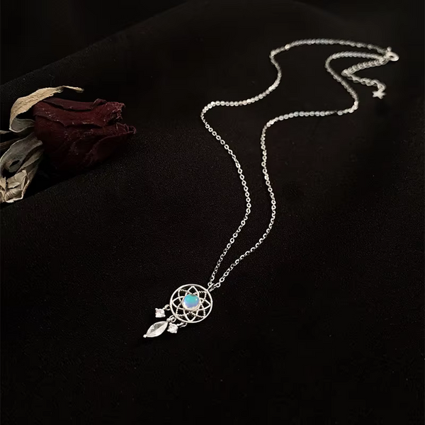 Lucinda Luminous Stone Dreamcatcher Necklace - image 5