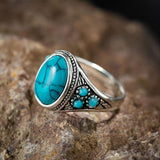 Estelle Blue Accent Ring | Silver-Tone — image 3