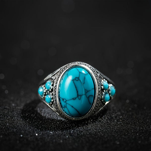 Estelle Blue Accent Ring | Silver-Tone