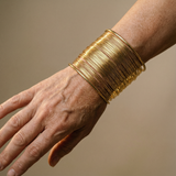 Felicia Open Spiral Bracelet | Gold-Tone — image 2