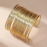Felicia Open Spiral Bracelet | Gold-Tone