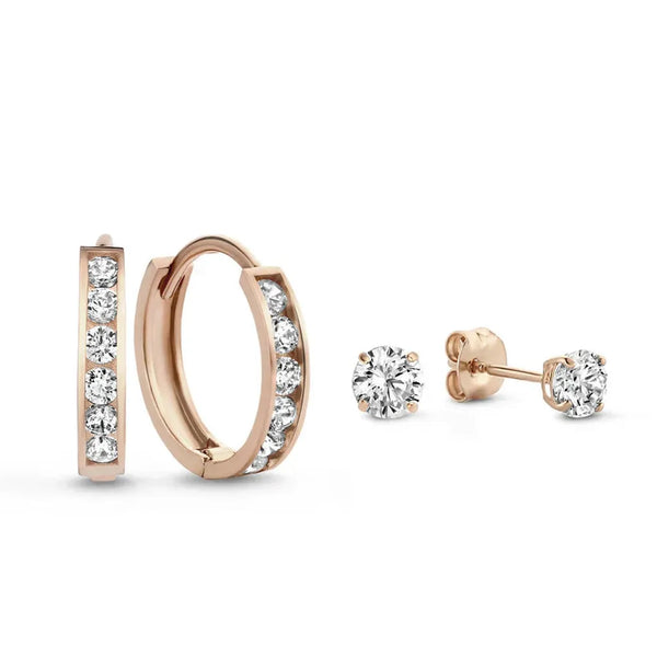 Fern Stone Earring Set — Rose-Gold-Tone — image 4