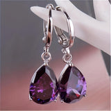 Gwyneth Purple Earrings - image 2