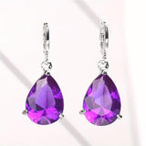 Gwyneth Purple Earrings - image 3