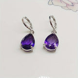 Gwyneth Purple Earrings - image 1