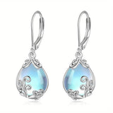 Sabina Luminous Stone Earrings - image 3