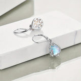 Sabina Luminous Stone Earrings - image 5