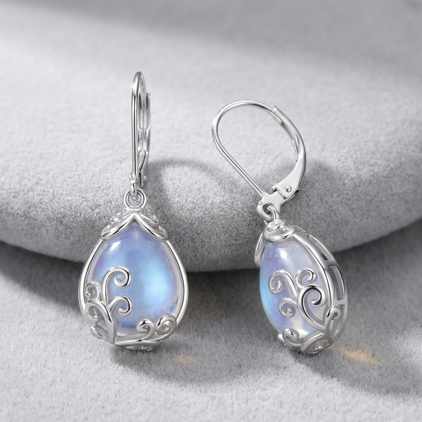 Sabina Luminous Stone Earrings - image 1