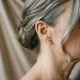 Angela Pearl-Look and Sparkle Earrings | Gold-Tone — image 2