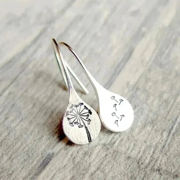 Lydia Lace-Pattern Earrings | Silver-Tone — image 3