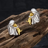Audrey Earrings | Silver and Gold Tones — image 3