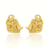 Audrey Earrings | Silver and Gold Tones — image 6