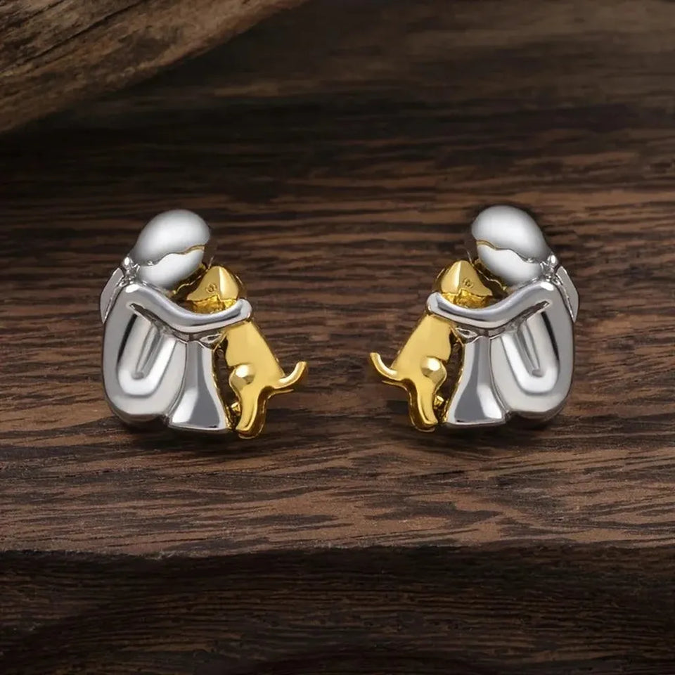 Audrey Earrings | Silver and Gold Tones