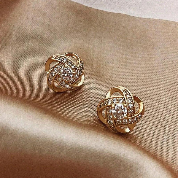 Nella Sparkle Ball Earrings | Gold-Tone