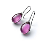 Olive Inset Opal-Look Earrings - image 3