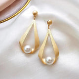 Odette Sparkle and Round Pearl-Look Earrings - image 1