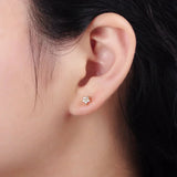 Jacqueline Delicate Floral Stud Earrings - image 2