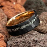 Gordon Faceted Black Band Ring - image 8