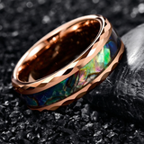 Michael Iridescent Inlay Ring | Rose-Gold-Tone — image 2