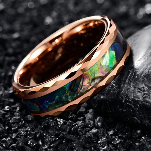 Michael Iridescent Inlay Ring | Rose-Gold-Tone — image 2