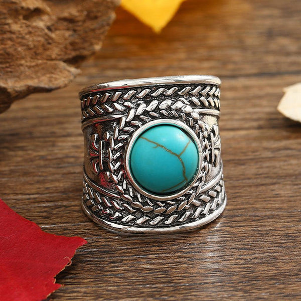 Esme Accent Open Ring | Silver-Tone — image 2