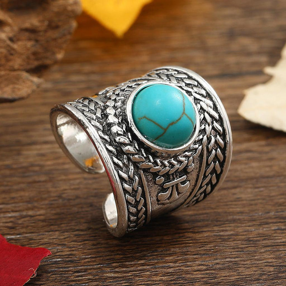 Esme Accent Open Ring | Silver-Tone