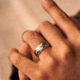 Victor Polished Band Ring | Gold-Tone — image 4