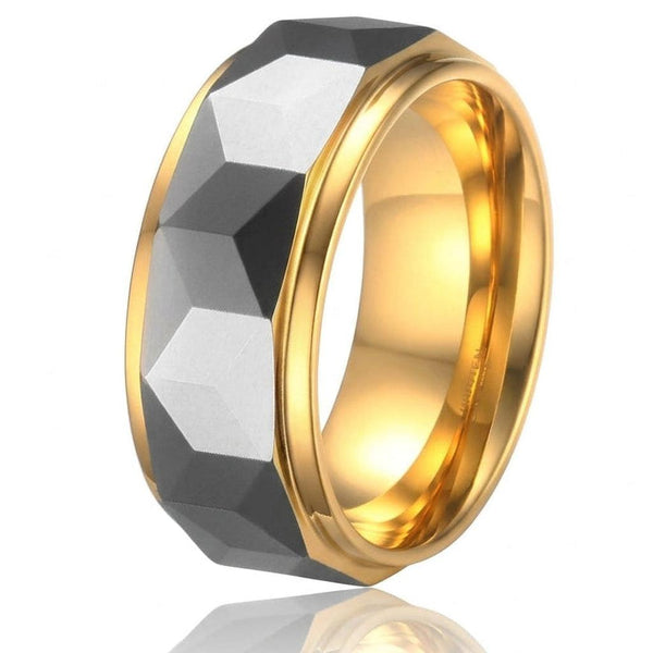 Victor Polished Band Ring | Gold-Tone
