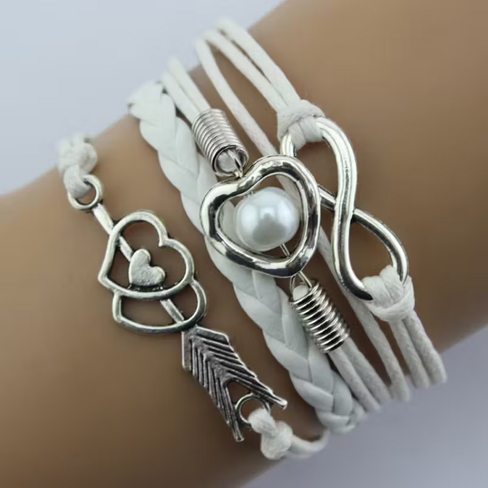 Ivy Retro Rosary-Style Bracelet - image 1