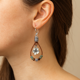 Vivian Retro Flower Earrings - image 2