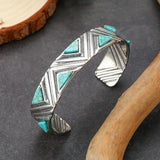 Ida Retro Boho Turquoise-Color Bracelet - image 1