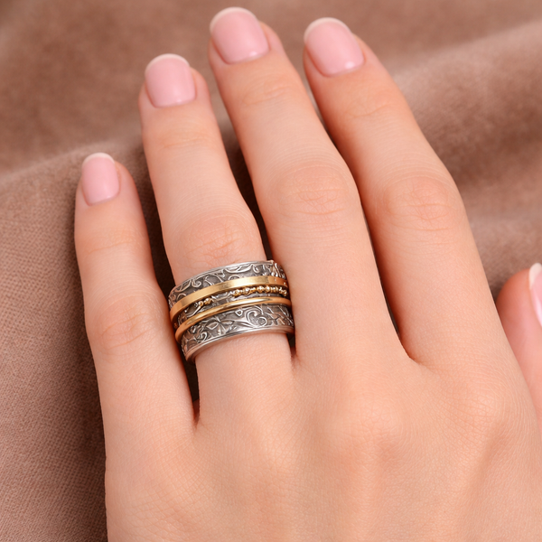Odette Baroque Retro Spinner Ring - image 2