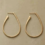 Phoebe Retro Bear Earrings | Gold-Tone