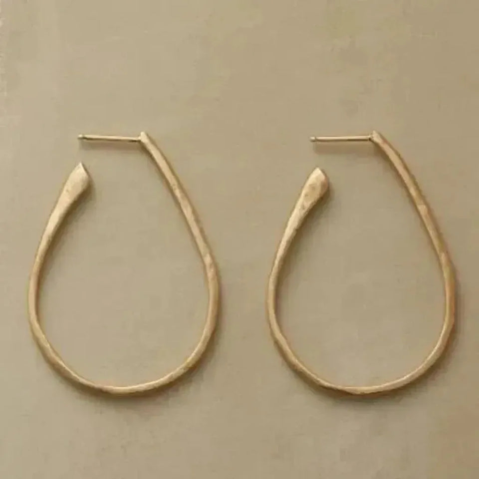Phoebe Retro Bear Earrings | Gold-Tone