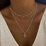 Elinor Retro Star Necklace - image 1