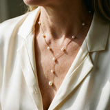 Mavis Retro Pearl-Look Drop Necklace - image 2